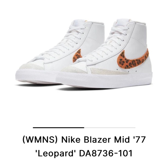 Nike Blazer Mid '77 'Leopard' Sneakers - Picture 1 of 15
